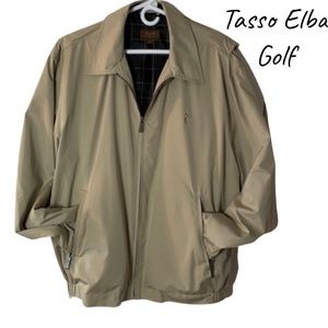 Tasso Elba Golf Zip Up Jacket Size Medium